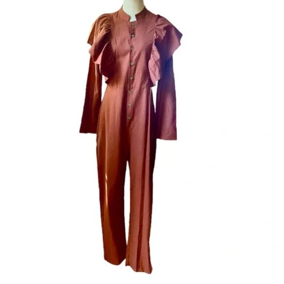 Free People Rita Row Lola Jumpsuit S - Picture 5 of 12